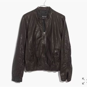Madewell NWOT leather bomber